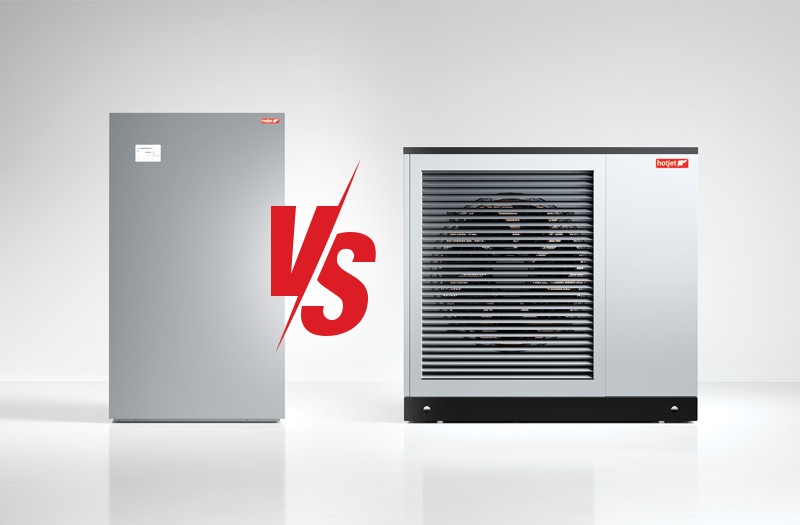 Výhody vnitřního tepelného čerpadla vzduch-voda Hotjet ZETXi, oproti venkovnímu Hotjet ZETXe